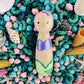 Mermaid peg doll