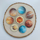 Solar System Wooden Learning Disks