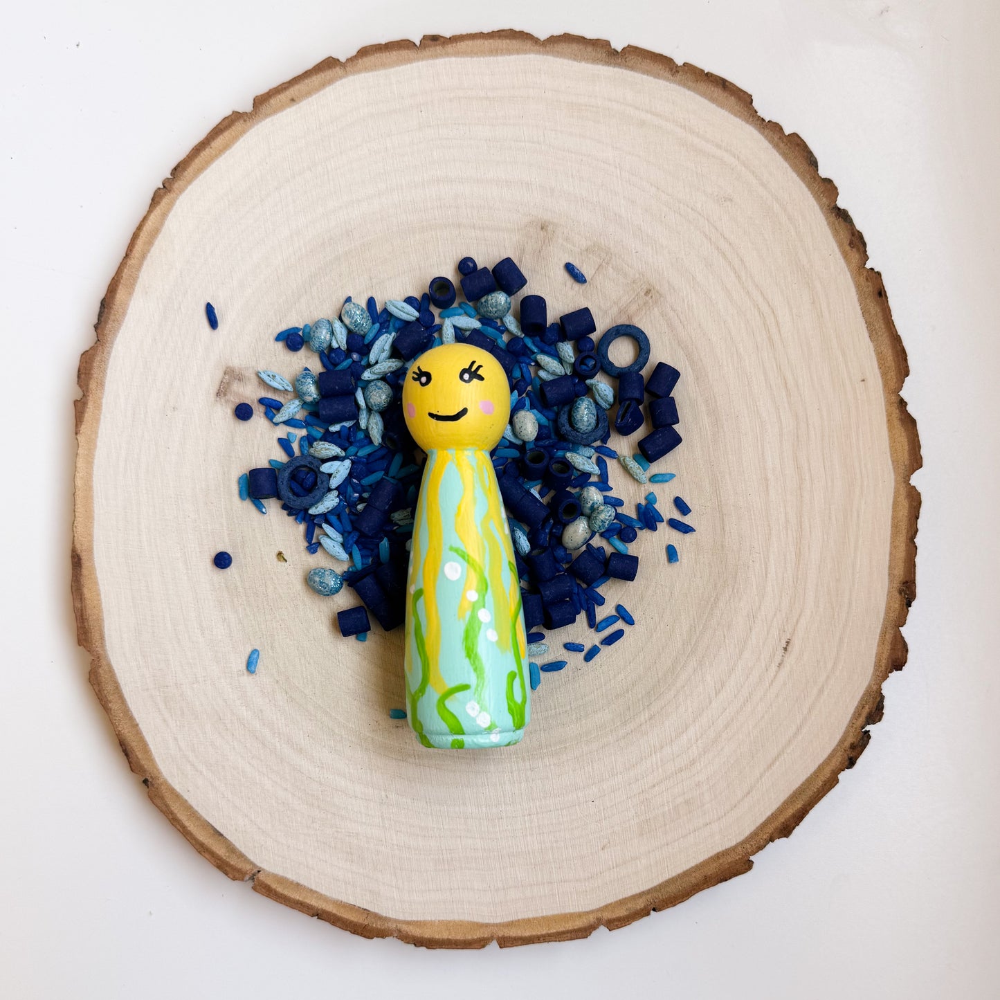 Jellyfish Peg Doll